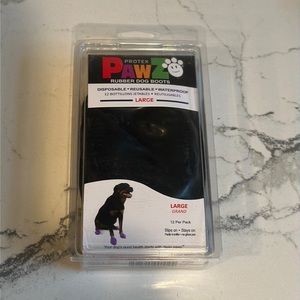 PAWZ- Rubber Dog Boots size Large